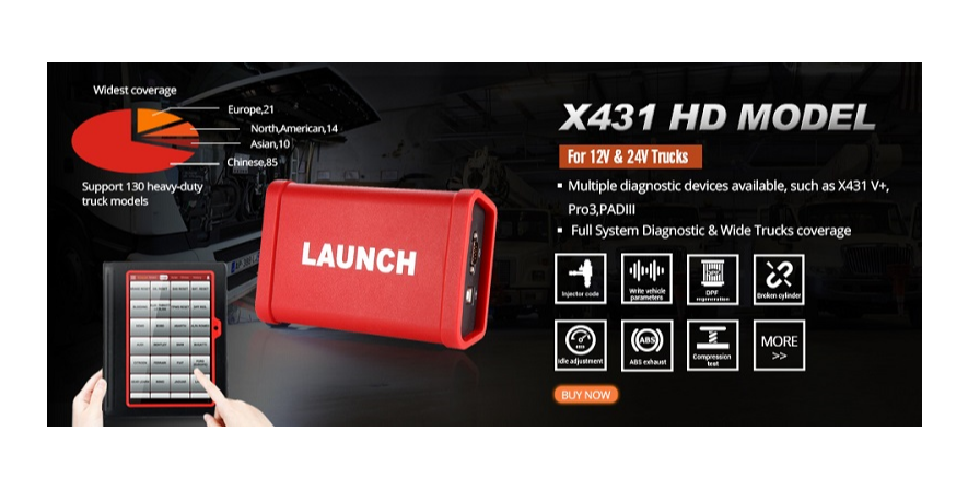 Запустите модуль X431 HD, работающий с X431 V+