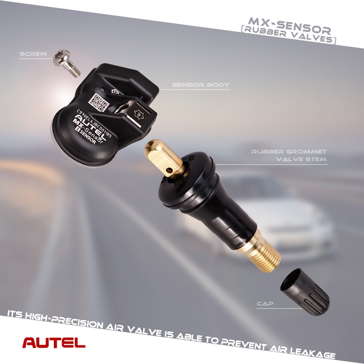 Как установить датчик Autel MX 315 433 МГц, датчик TPMS?